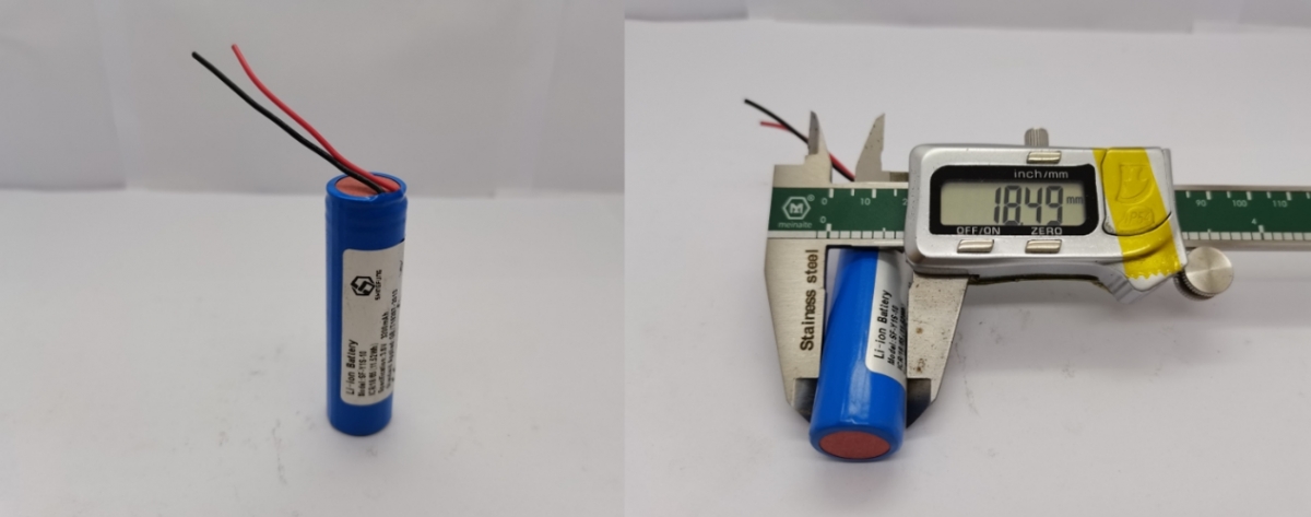 Litiumbattery vir tandheelkundige liguithardingsmasjien 18650 3.7V 2200mAh (draad van bo af)-AKUU,batterye, litiumbattery, NiMH-battery, mediese toestelbatterye, digitale produkbatterye, industriële toerustingbatterye, energiestoortoestelbatterye