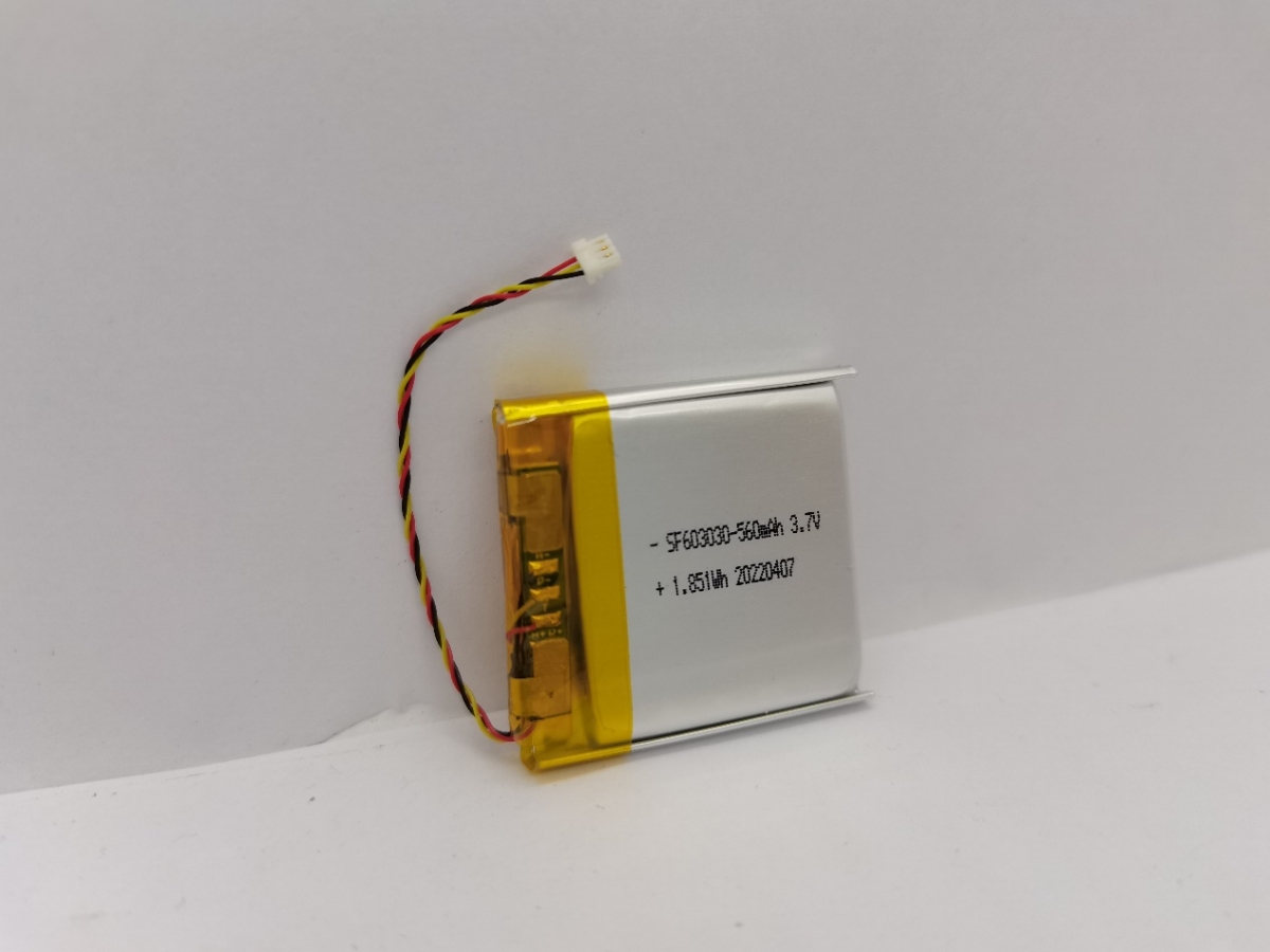 Lithium Battery for Bluetooth headsets 603030 3.7V 560mAh-AKUU,Batteries, Lithium Battery, NiMH batteriy, Medical Device Batteries, Digital Product Batteries, Industrial Equipment Batteries, Energy Storage Device Batteries